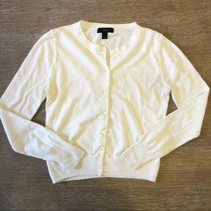 J. Crew Cream Jackie Cardigan SZ S